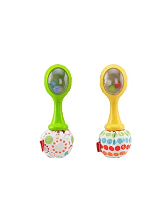 Rattle 'n Rock Maracas, Green/Yellow